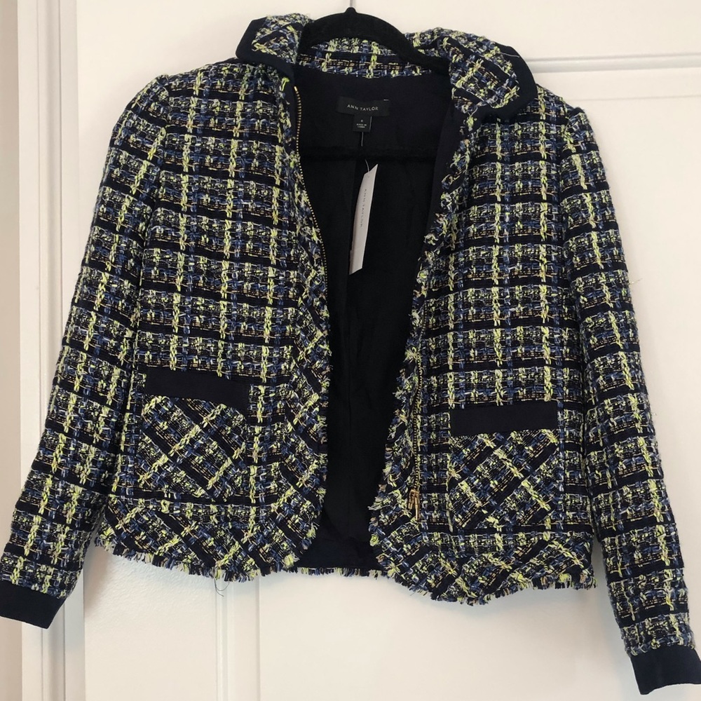 Ann Taylor Tweed Blazer/Jacket